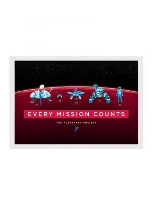 Mars Every Mission Counts Print