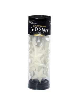 3-D Glow in the Dark Stars in a Tube