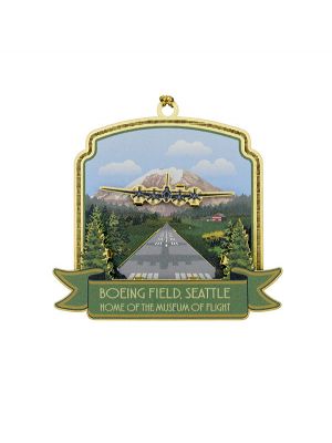 Boeing Field Home of The Museum of Flight Ornament