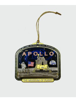 Museum of Flight Apollo Brass Ornament
