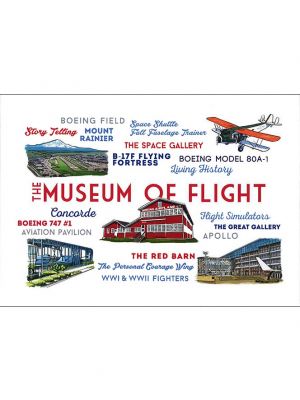 Museum Typography & Icons Notecard