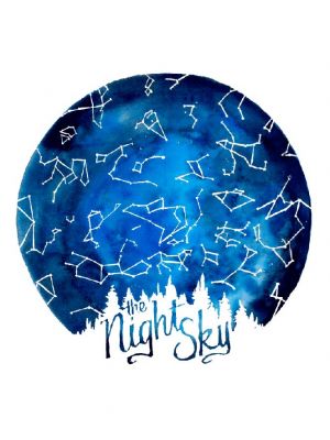 Night Sky Constellations Card