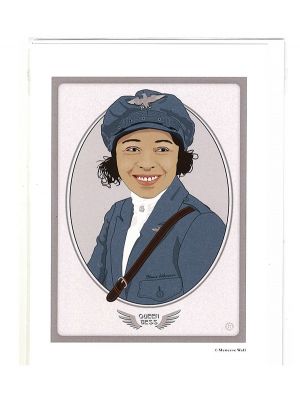 Bessie Coleman Queen Bess Notecard