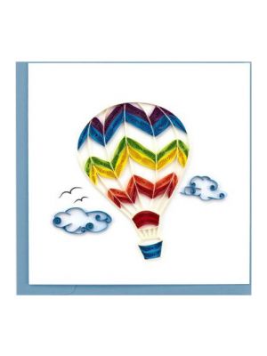 Hot Air Ballon Quilling Card