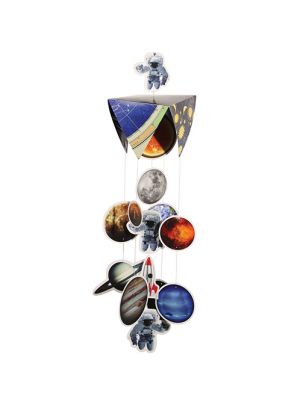 Astronaut Space Chandelier Card