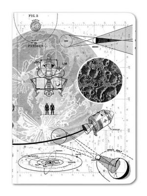 Moon Landing Mini Hardcover Notebook