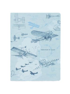 Aviation Early Flight Softcover Notebook