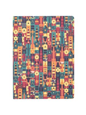 Retro Rockets Soft Notebook