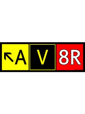 Aviator AV8R Sticker