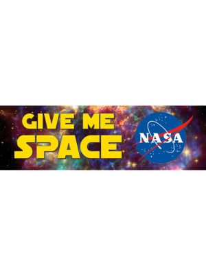 Give Me Space NASA Bumper Sticker