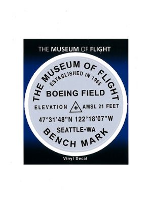 Museum of Flight Benchmark Sticker