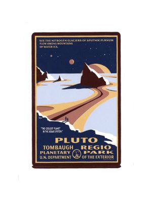 Pluto Tombaugh Regio Planetary Park Sticker