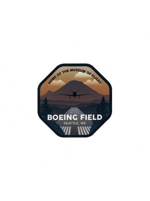 Home of the Museum of Flight Boeing Field Sticker