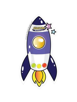 Rocketship Celetial Buddies Sticker