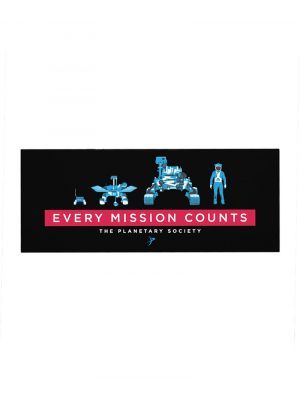 Mars Every Mission Counts Bumper Stickers