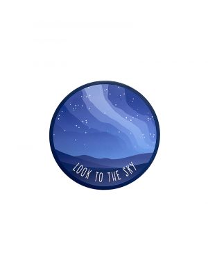 Look to the Sky Round Sticker