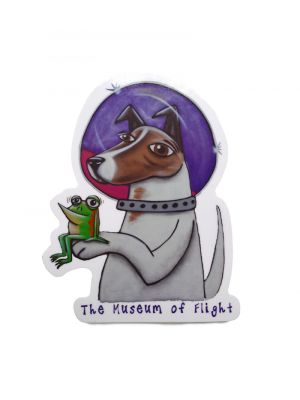 Henry Mural Dog & Frog Sticker