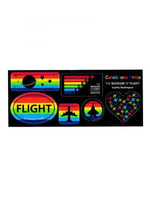 The Museum of Flight Pride Sticker Sheet