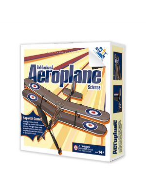 Rubber Band Airplane Science Biplane