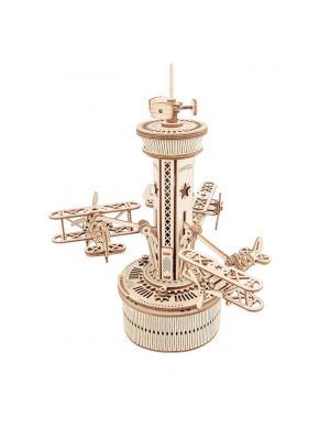 Air Control Tower Mechanical Music Box