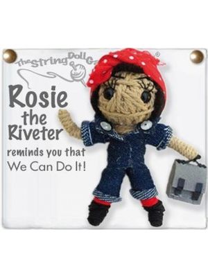 Rosie the Riveter String Doll