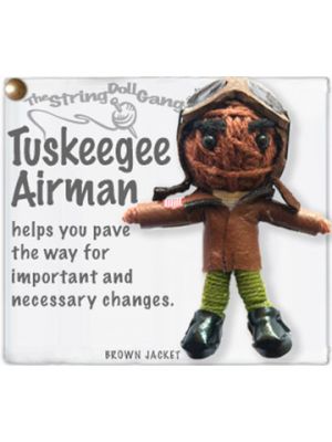 Tuskegee Airman String Doll