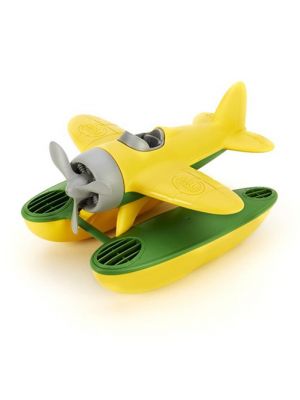 Yellow Seaplane with Grey Propeller Green Toys