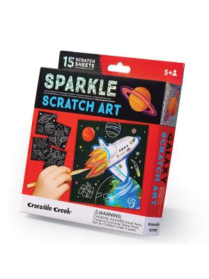 Galaxy Sparkle Scratch Art Sheets