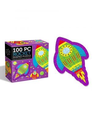 Rocket Shaped 100 Piece Puzzle