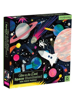 Space Illuminated 500 Piece Puzzle