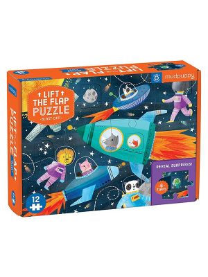 Lift The Flap Blast Off! 12 Piece Puzzle