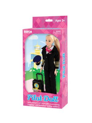 Female Airplane Pilot Doll