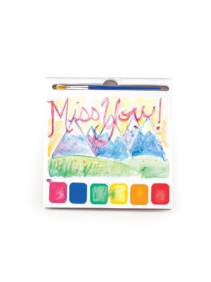 Postcard Paint Book