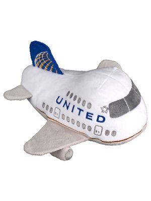 United Airlines Plush Jet with Sound