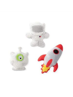 Space 3 Piece Dog Toys Set