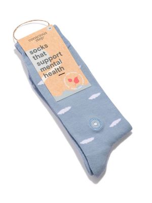 Clouds Socks Support Mental Health