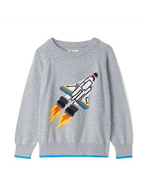 Space Shuttle Gray Youth Sweater 
