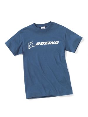 Boeing Logo Dusk Blue Tee