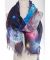 Burgundy Galaxy Planets Scarf