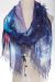 Grey Galaxy Planets Scarf