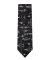 Cool Your Jets Black Silk Tie