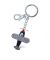 Sparkling Bi-Plane Keychain