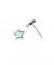 Mother of Pearl Star Stud Earrings