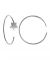 Sterling Silver Star Hoop Earrings