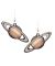 Round Saturn Earrings