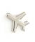 Airplane Silver Pin