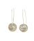 Solar Eclipse Moon Over Sun Earrings