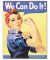 Rosie the Riveter Tin Sign