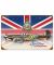 Union Jack Supermarine Spitfire Metal Sign