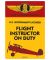 Flight Instructor Tin Sign